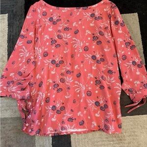 Loft floral blouse